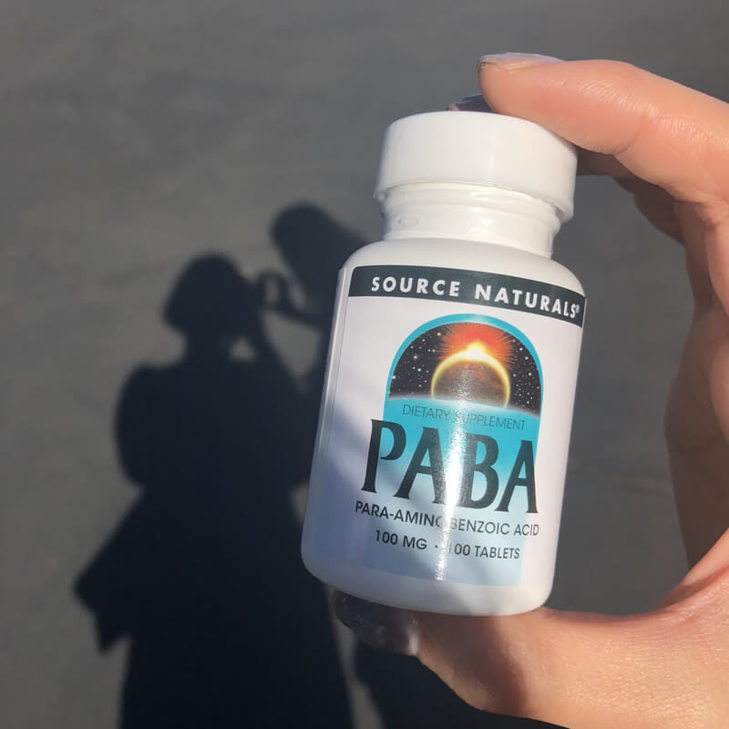 飲む日焼け止めとは？PABAサプリメント