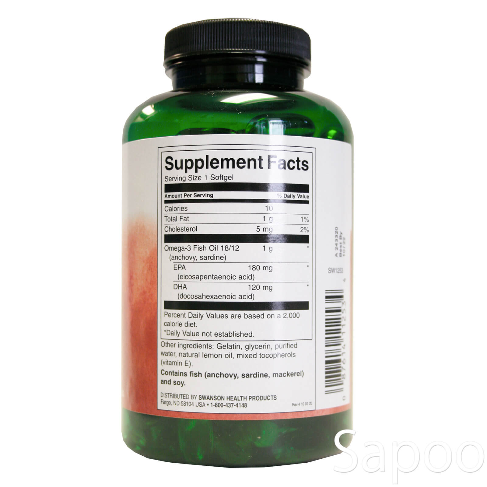 オメガ3フィッシュオイル 1000mg 150ソフトジェルカプセル