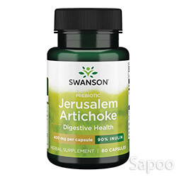 プレバイオティクス エルサレム アーティチョーク イヌリン90% 400mg 60カプセル