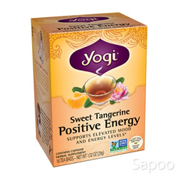 スウィートタンジェリン・ポジティブエナジーティー(YOGI TEA) 16ティーバッグ