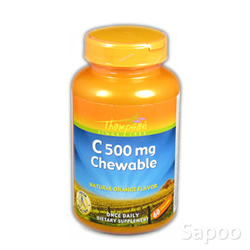 ビタミンC 500mg(オレンジ風味) 60チュアブル