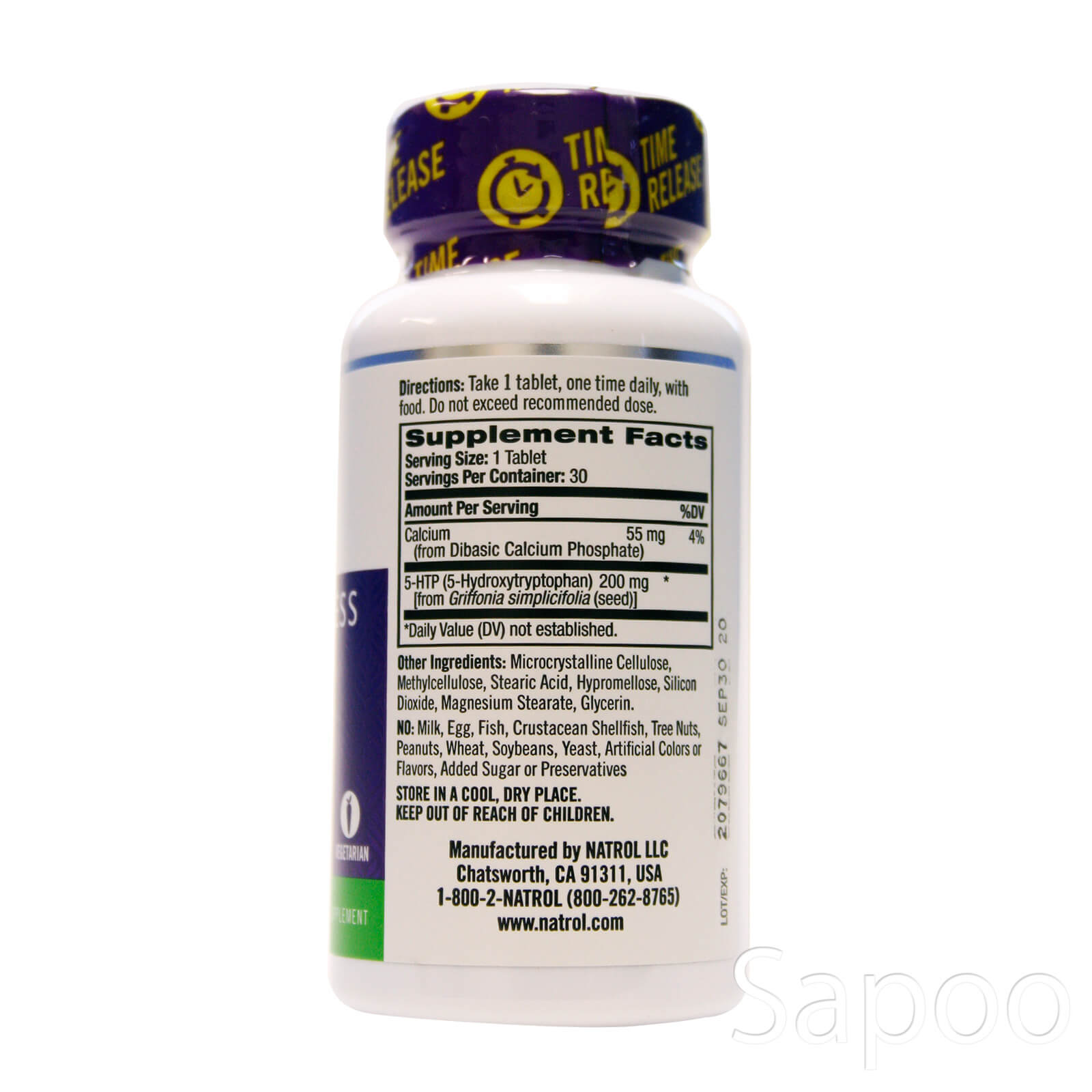 5-HTP 200mg タイムリリース 30粒