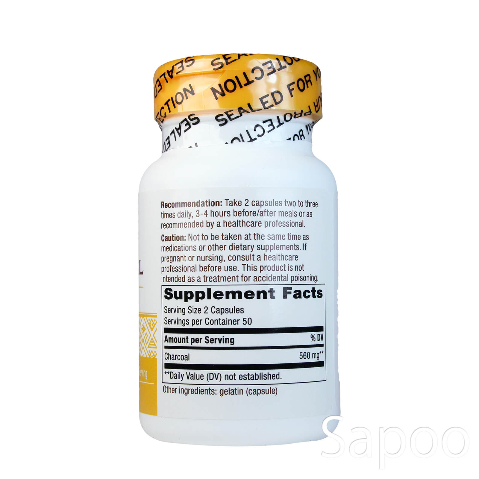 活性炭(チャコール) 280mg 100カプセル