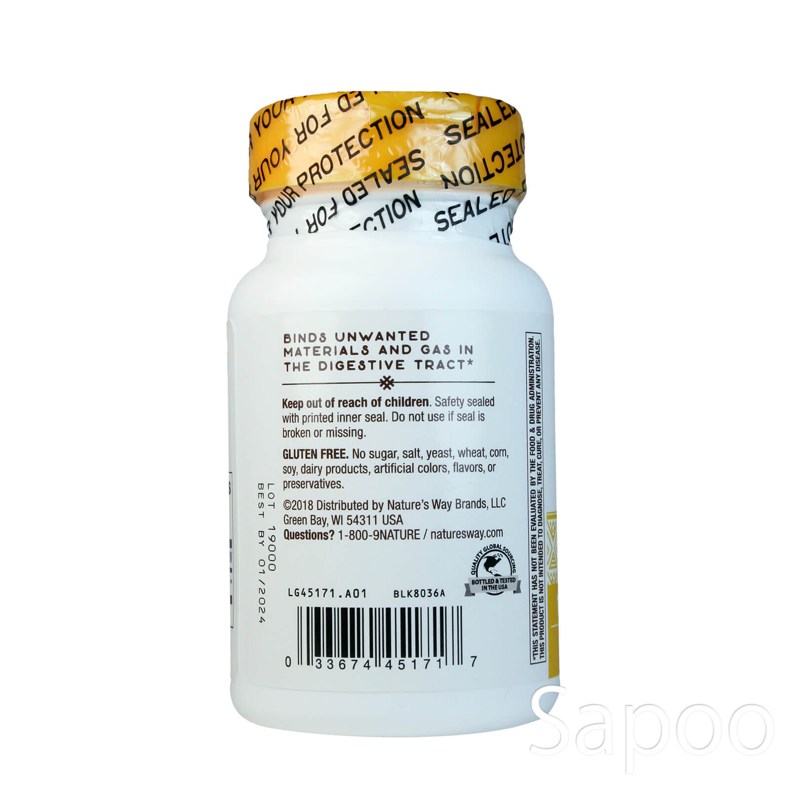 活性炭(チャコール) 280mg 100カプセル