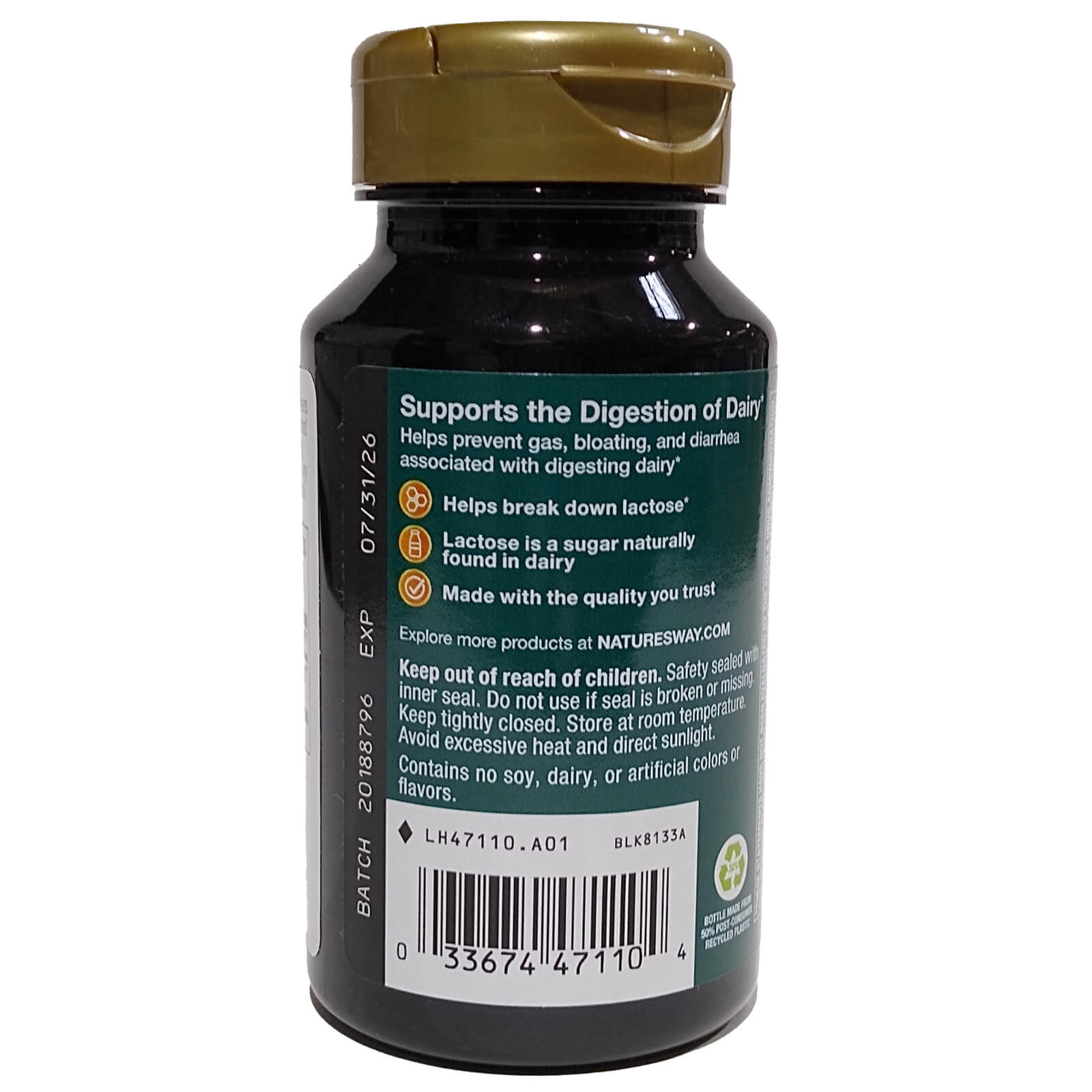 ラクターゼ 230mg 100カプセル