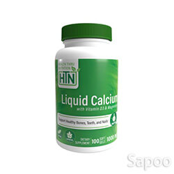 リキッドカルシウムwithビタミンD3&マグネシウム 1000mg 100ソフトジェルカプセル