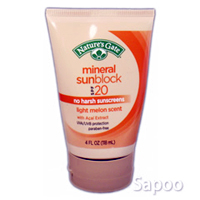 ミネラル・サンブロックSPF20　118ml