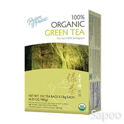 100%オーガニックグリーンティー 100ティーバッグ