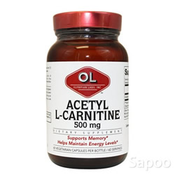 アセチルLカルニチン 500mg 60カプセル