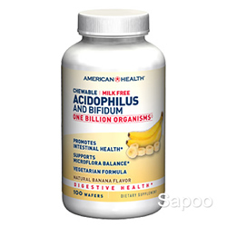 アシドフィルス with ビフィダス(バナナ) 100チュアブル