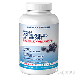 アシドフィルス with ビフィダス(ブルーベリー) 100チュアブル