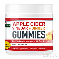 アップルサイダービネガーアンドジンジャーグミ 45個