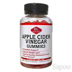 アップルサイダービネガーグミ with B-12 and 葉酸 60個