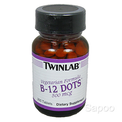 B-12ドッツ 500mcg 250チュアブル