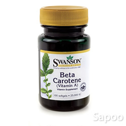 ベータカロチン25,000IU 100ソフトジェル