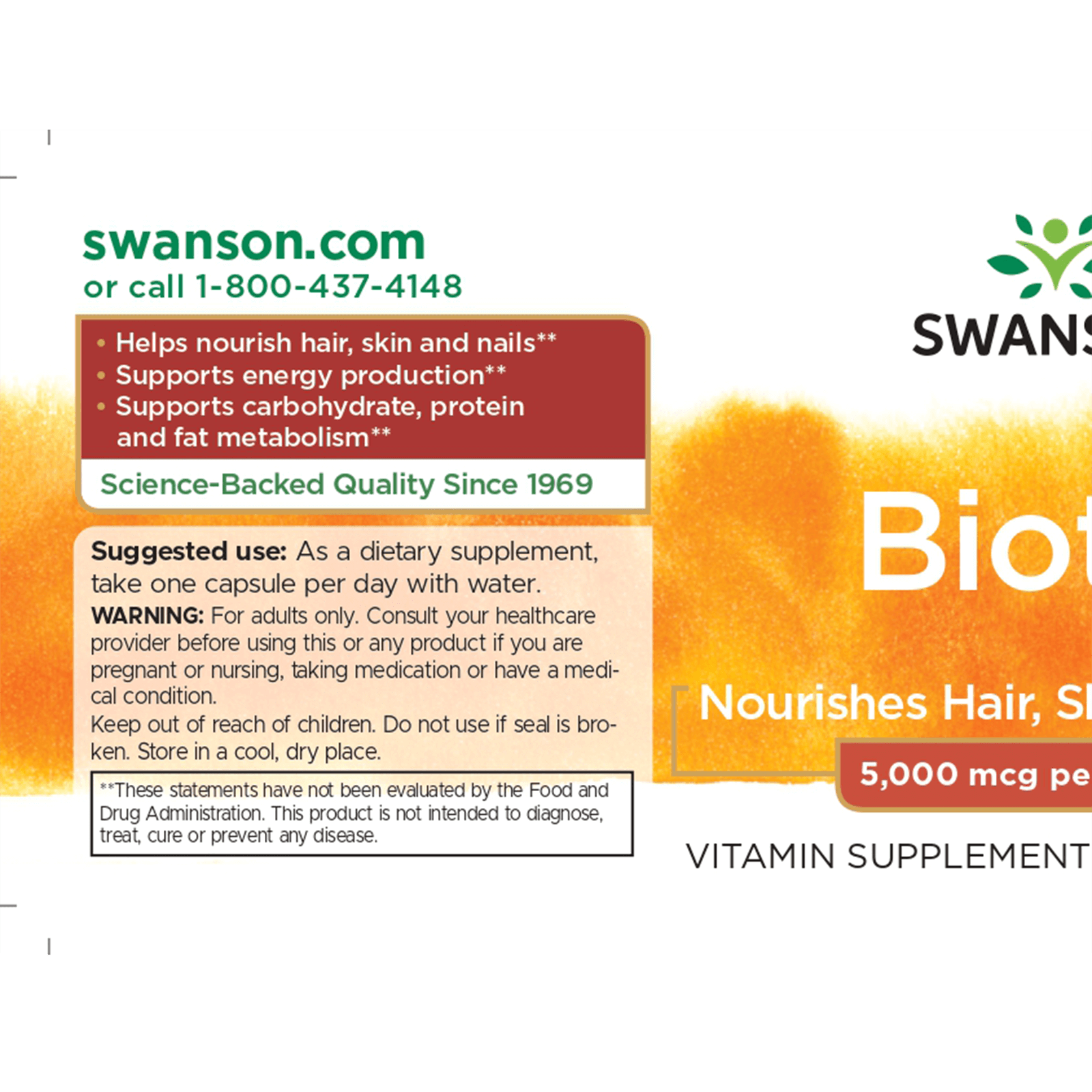 ビオチン 5000mcg 100ベジカプセル