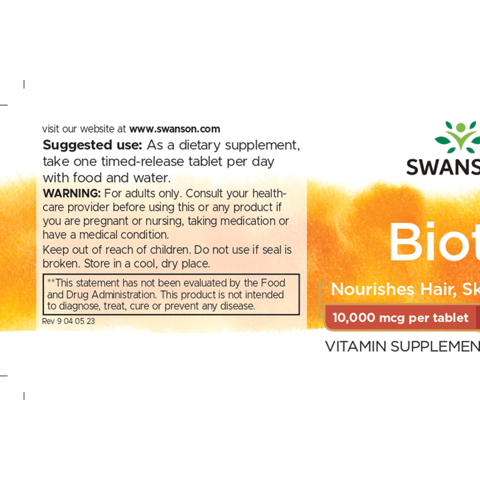 ビオチン タイムリリース 10000mcg 60粒