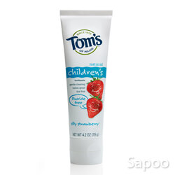 チルドレントゥースペースト ストロベリー味 (フッ素フリー) 144g