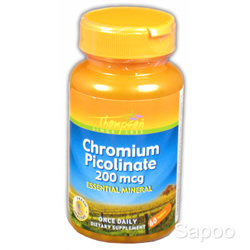 クロミウムピコリネート 200mcg 60粒