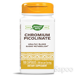 クロミウムピコリネート 200mcg 100カプセル