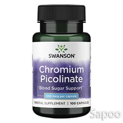 クロミウムピコリネート 200mcg 100カプセル