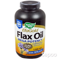 フラックスオイル70%ALA 1300mg 200ソフトジェル ※