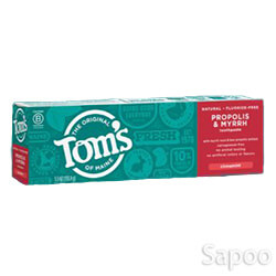 プロポリスとミルラの歯磨き粉(フッ化物なし) 155.9g