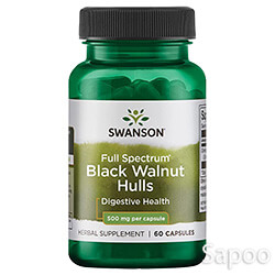 フルスペクトラム ブラックウォルナットハル 500mg 60カプセル