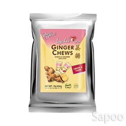 ジンジャーチューズ with ライチ 454g