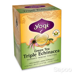 グリーンティートリプルエキナセア(YOGI TEA) 16ティーバッグ