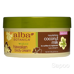 ハワイアンボディクリーム ココナッツミルク 180g