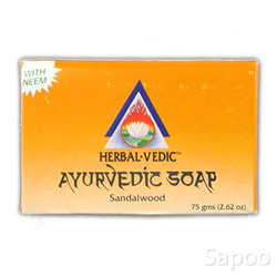 ハーバルベディック サンダルウッドソープ 75g