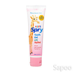 キッズスプライ トゥースジェル with キシリトール ナチュラルバブルガム味(フッ素フリー) 60ml