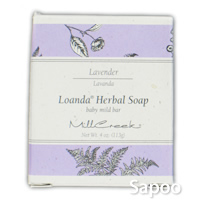 ロアンダ・ハーバルソープ・ラベンダーボディ　113g