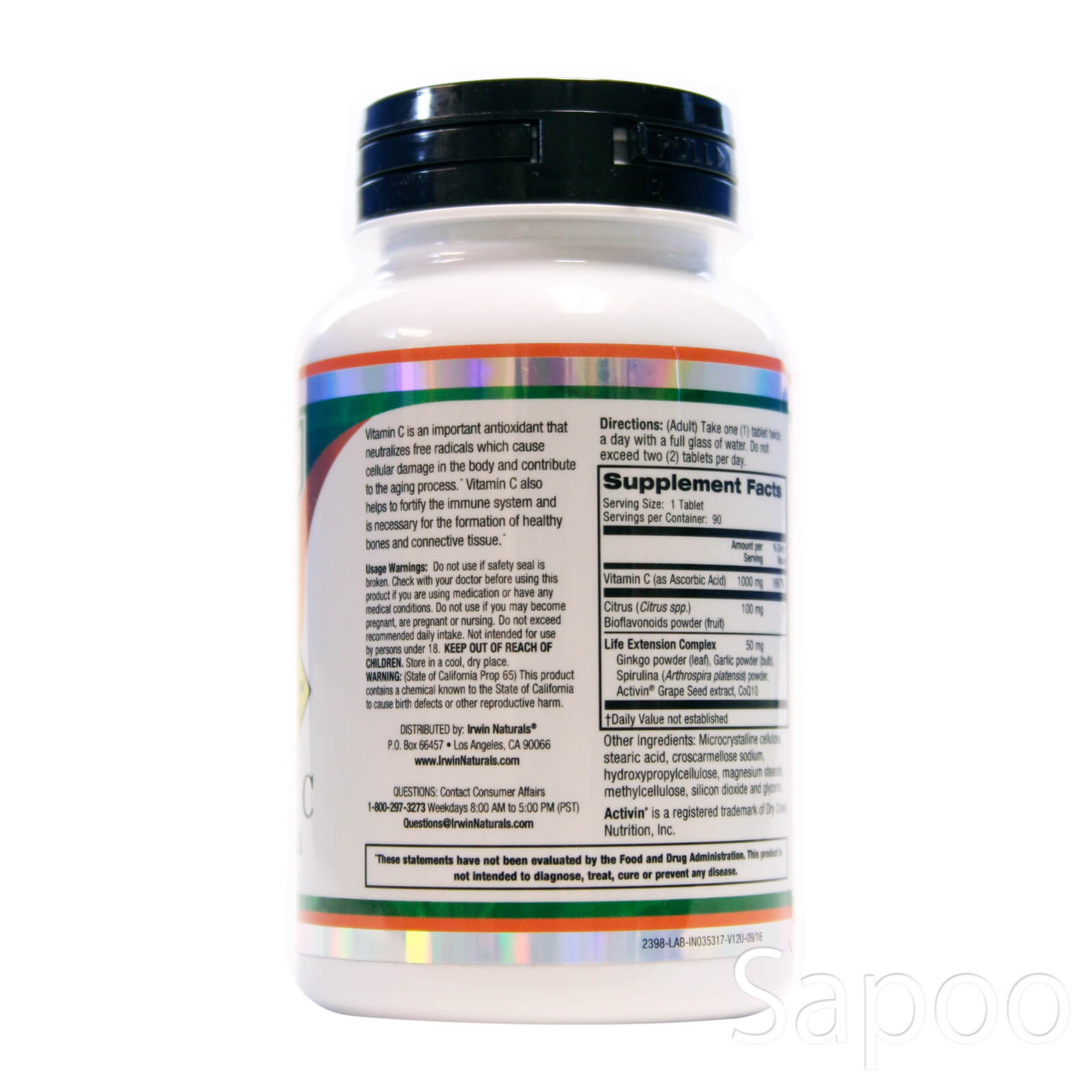 ポーリング博士のビタミンC 1000mg 90粒