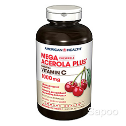 メガアセロラプラス・ナチュラルビタミンC 1000mg 60チュアブル