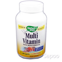 マルチビタミン(鉄分入り)180カプセル ※