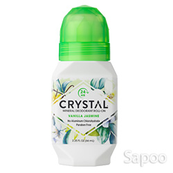 クリスタル ボディデオドラント ロールオンバニラジャスミン 66ml