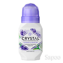クリスタル ボディデオドラント ロールオン ラベンダー&ホワイトティー 66ml