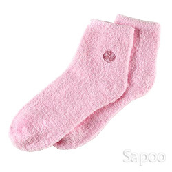 モイスチャライジング アロエソックス(ピンク) 1ペア