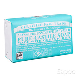 ドクターブロナー・マジックソープ バー(ベビーマイルド) 140g