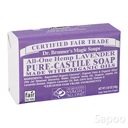 ドクターブロナー・マジックソープ バー(ラベンダー) 140g