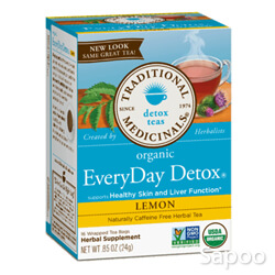 オーガニックエブリデイデトックスティー(レモン)(カフェインフリー) 16ティーバッグ
