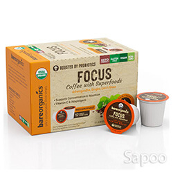 オーガニックフォーカスコーヒーwithスーパーフード 12カップ入り