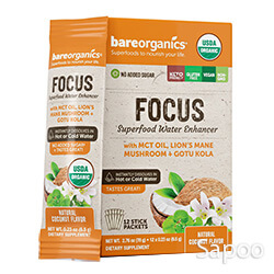 オーガニックフォーカススーパーフード ドリンクミックス&スムージーブースター 12スティック