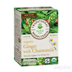オーガニックジンジャーwithカモミールティー(カフェインフリー) 16ティーバッグ