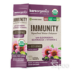 オーガニックイミュニティスーパーフード ドリンクミックス&スムージーブースター 5スティック