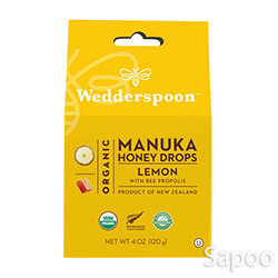 オーガニックマヌカハニードロップ・レモン 120g