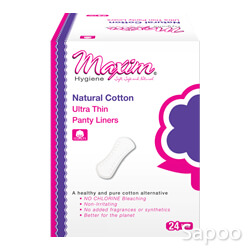 オーガニックコットン極薄パンティーライナー 24個