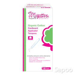 オーガニックタンポン スーパー (アプリケーター付き) 14個